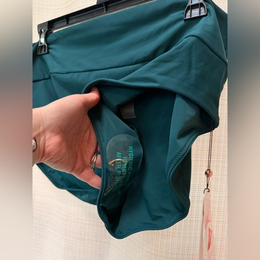 CALIA Wide Banded High Rise High Leg Swim Bottoms Sea Green Sz XXL NWT - Picture 6 of 11